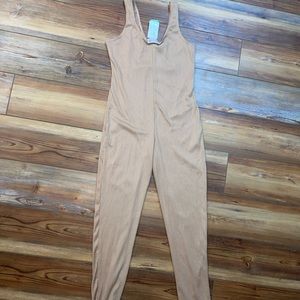 Tan Jumpsuit (SMALL)